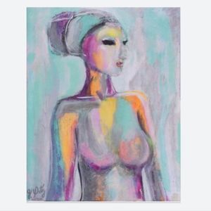 Original art print embellished & signed ©